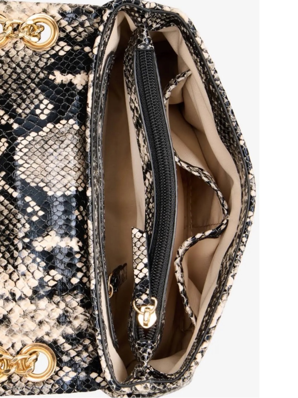 I.N.C.Snake W/Gold Stud Crossbody NWT - Picture 5 of 5
